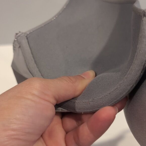 Victorias Secret Uplift Semi Demi Bra Push Up Underwire Glitter Convertible 32B - Picture 10 of 13